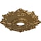 Ekena Millwork Riley Ceiling Medallion (Fits Canopies up to 4 5/8"), 18"OD x 3 1/2"ID x 1 1/2"P, Pale Gold CM18RLPAS - alternate 3
